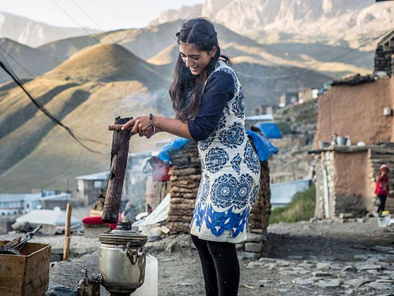 روش سنتی دمآوری چای در جمهوری آذربایجان
