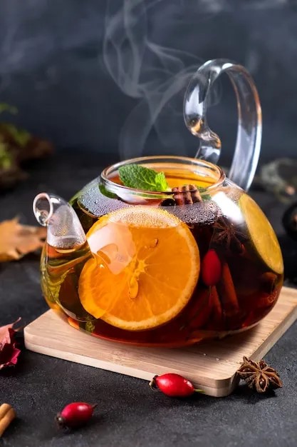 طرز تهیه چای میوهای