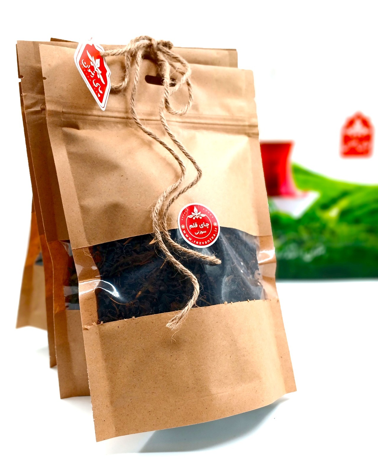  بسته چهار نمونه چای ایرانی رضوان (پک تست) 